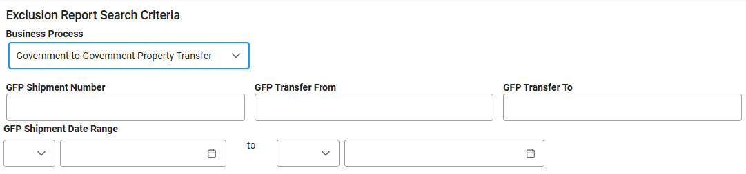 The image provides a preview of the Records Exclusion Report Example Overview.