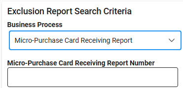 The image provides a preview of the Records Exclusion Report Example Overview.