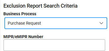 The image provides a preview of the Records Exclusion Report Example Overview.