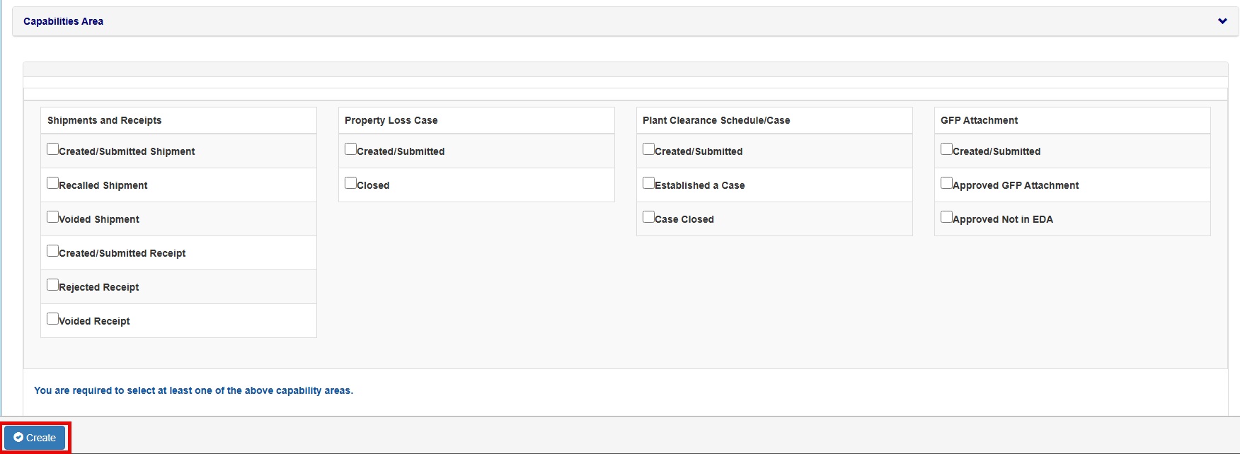 Create Daily Activity Email Alert Capabilities Area