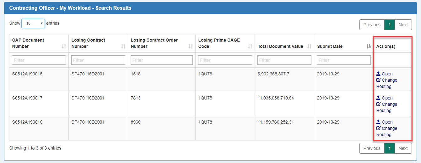 GFP Training CAP Prescreening Functions PIEE