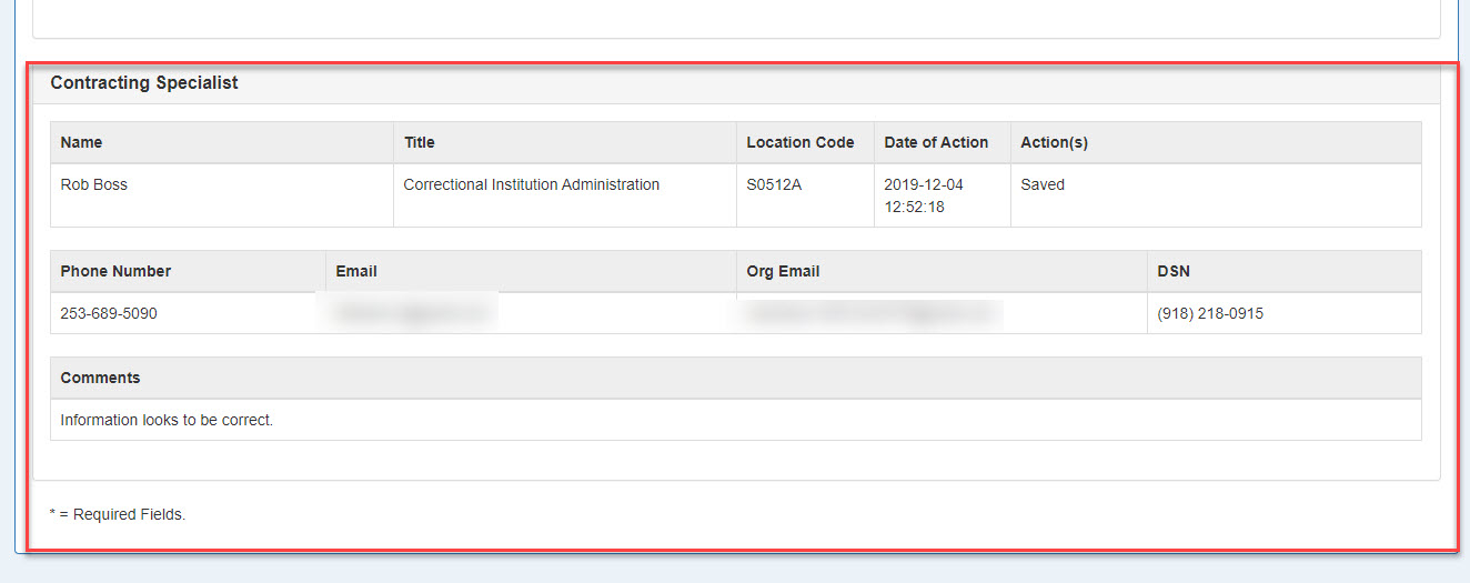 This image displays a user viewing the history tab 
