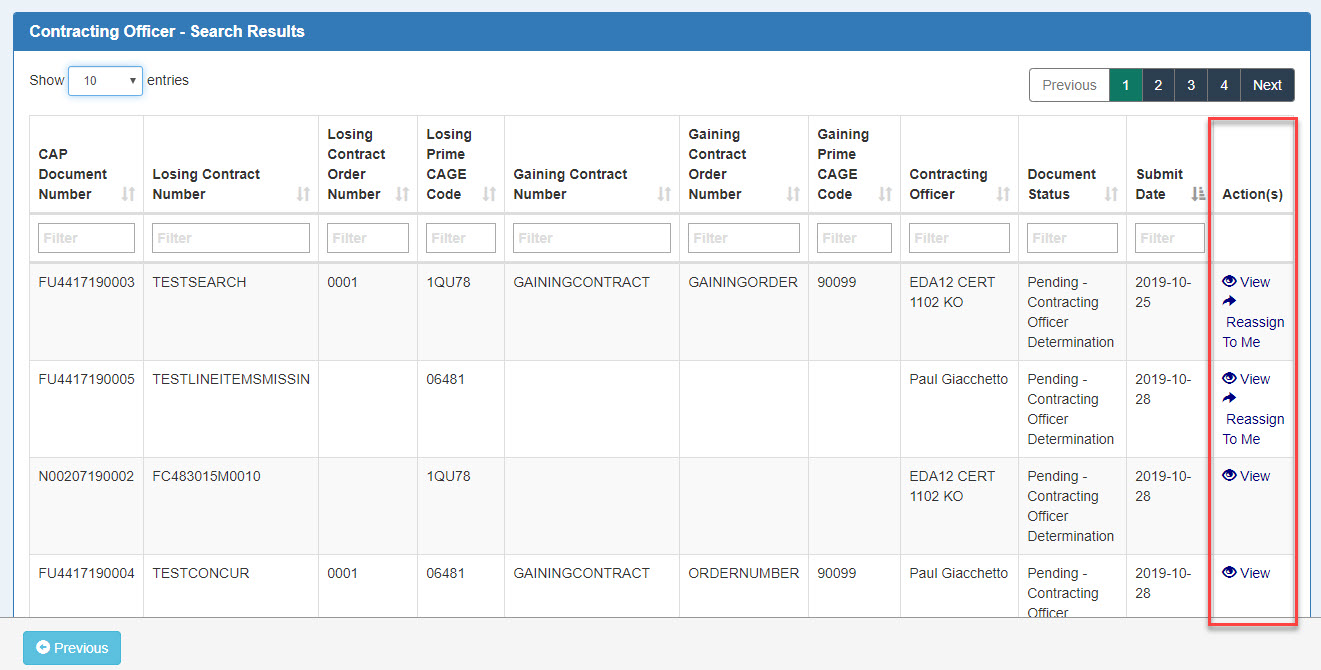 This image displays a search results screen 