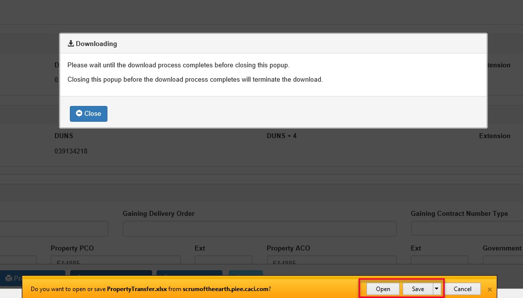 GFP Contractor Receiver working Receipt Excel Download.