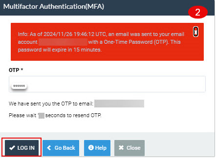 The image provides a preview of email based OTP field
