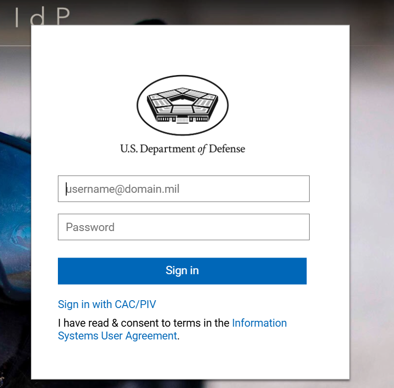 The image provides a preview of IDP of the selected organization.