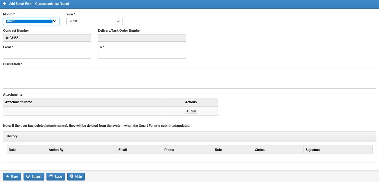 The image provides a preview of the Correspondence Report Overview.