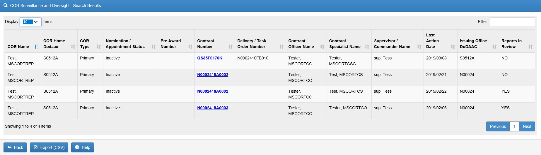 The image provides a preview of the Universal Examination Record Overview.